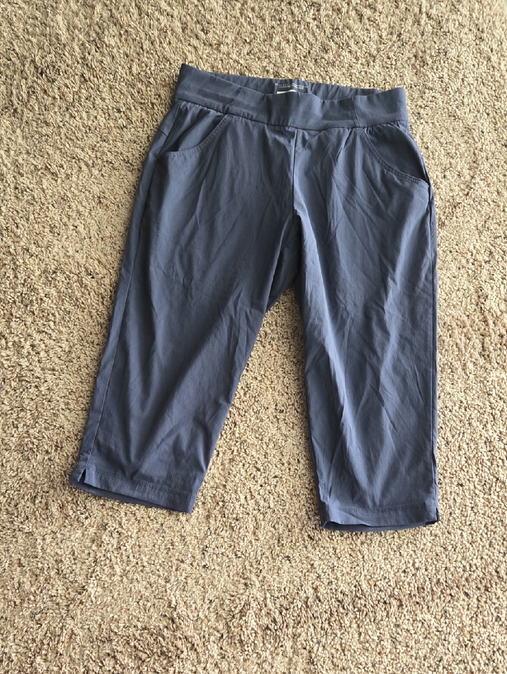 Columbia Slate Blue Womens Pull-On Capri Pants